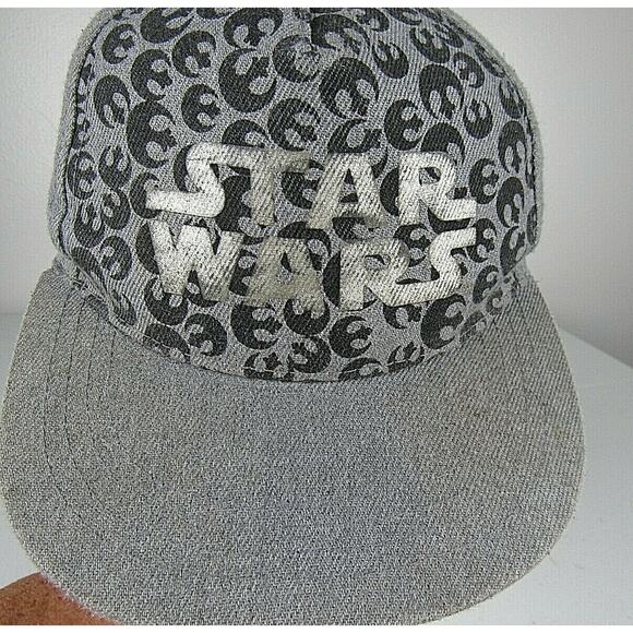 Star Wars Rebel Alliance Hat Snapback Size Adjustable Brim Art Logo - Picture 7 of 11